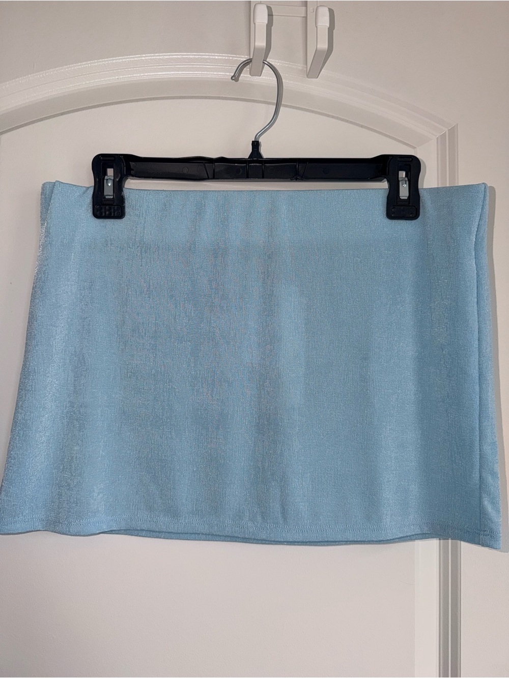 Classic Light Blue Mini Skirt